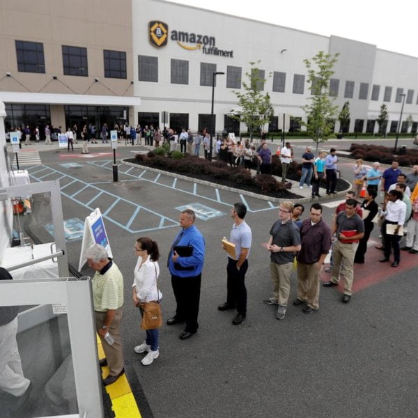 Amazon is looking to fill hundreds of jobs