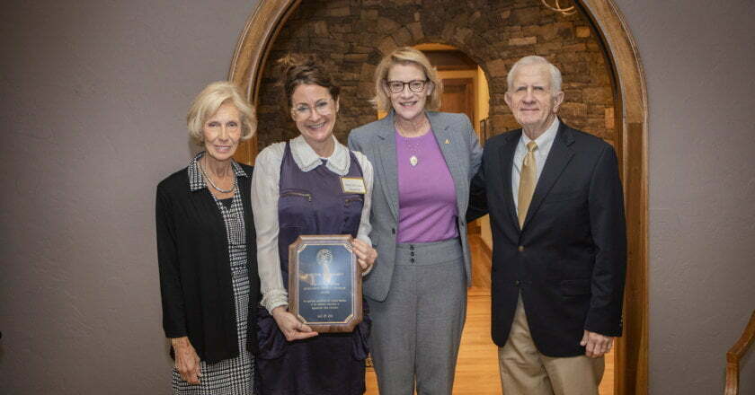 Reich College of Education inducts 3 new Rhododendron Society members