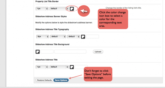Changing colors of real estate 5