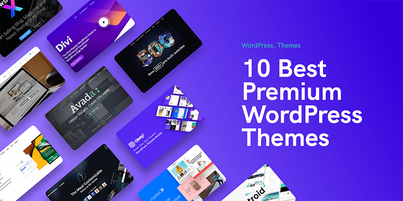 10 Most Popular WordPress Themes - Attendant Design