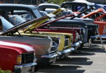 Classic Car Show rolls into metropolis despite the rain