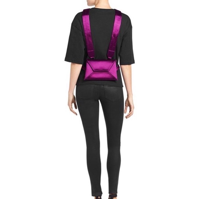 Wardrobe Inquiry: Shamea Morton’s Real Housewives of Atlanta New Orleans Hot Pink Satin Harness Backpack Wardrobe Inquiry: Shamea Morton’s Real Housewives of Atlanta New Orleans Hot Pink Satin Harness Backpack