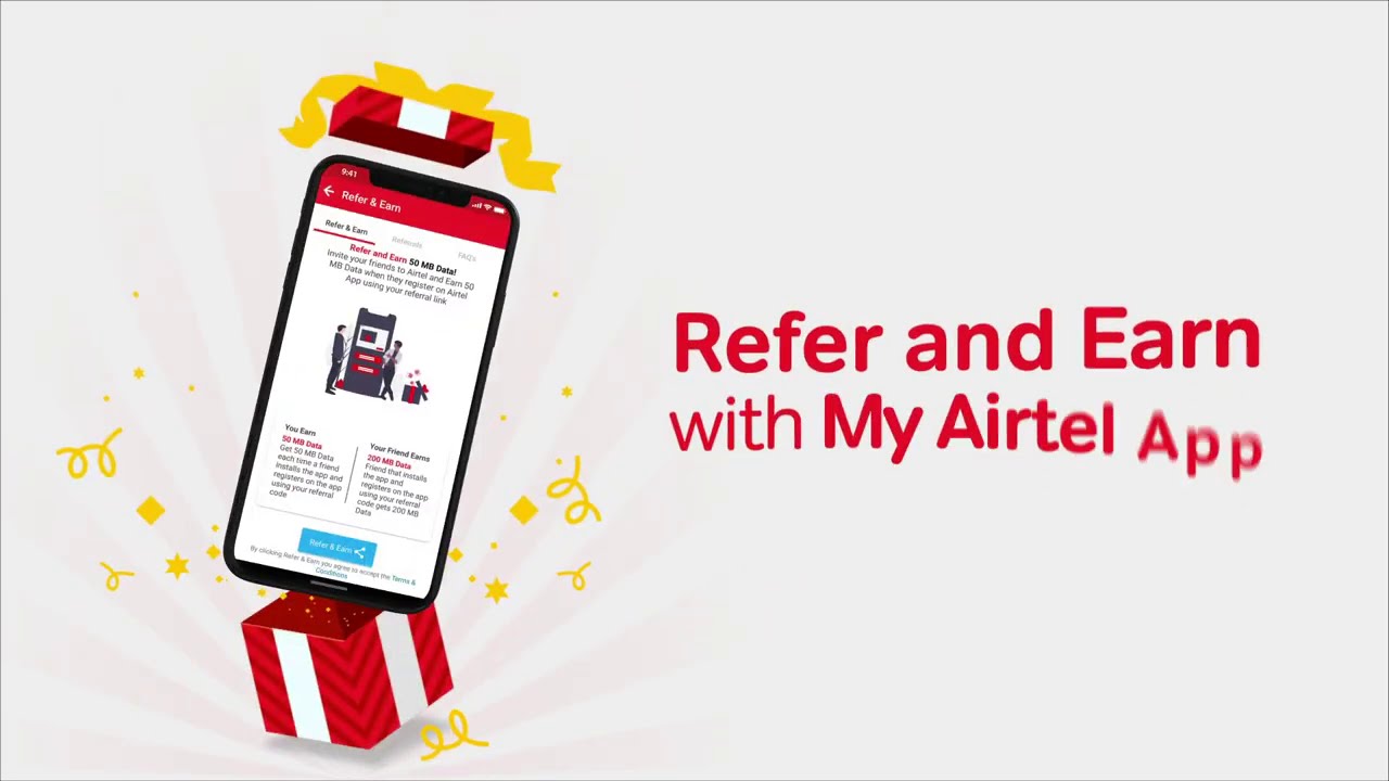 How does the Airtel referral process work? Dosavor