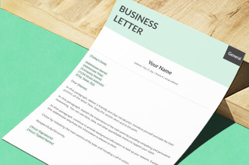 Business Letter Templates for Professional E-mails 40