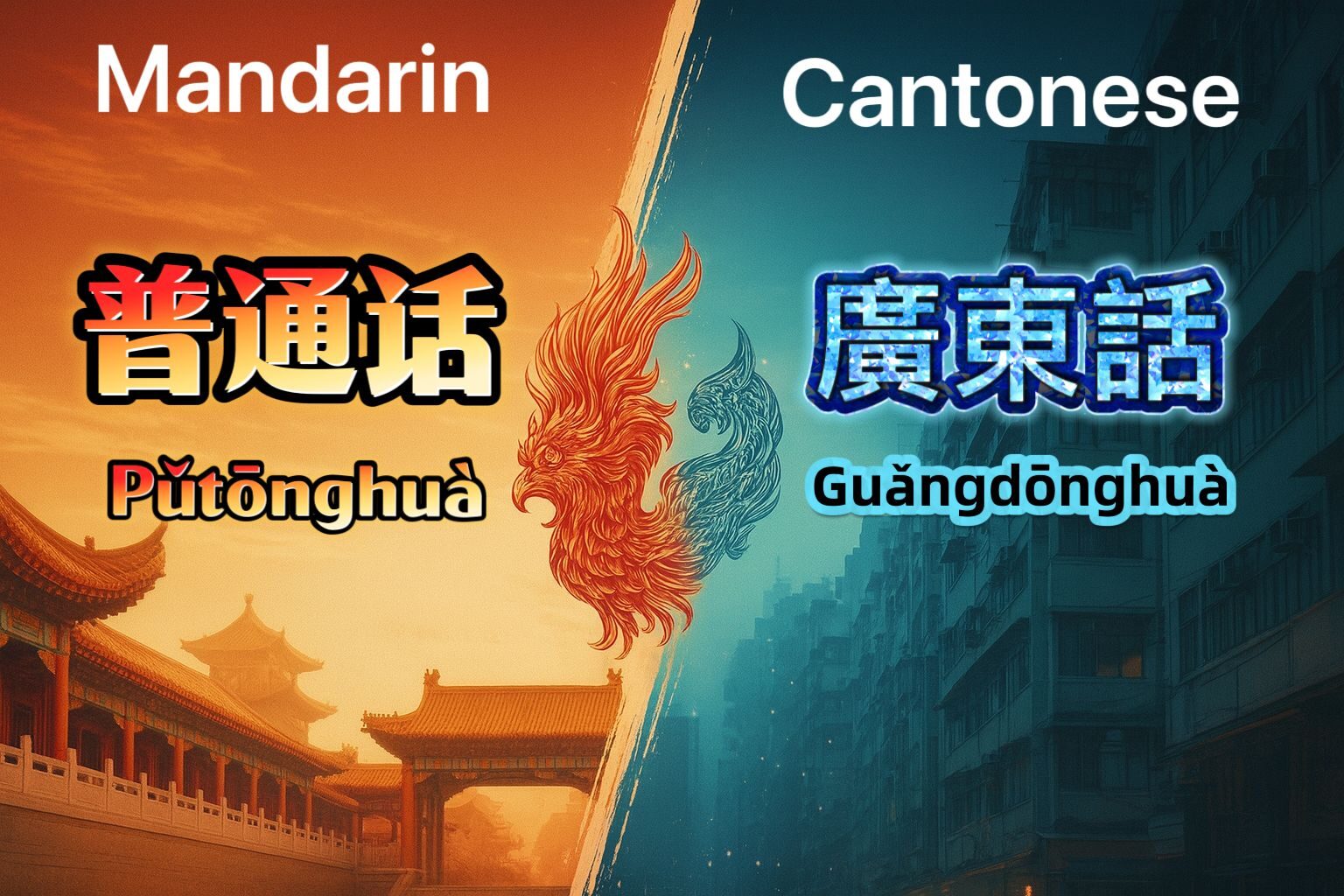 Mandarin vs Cantonese