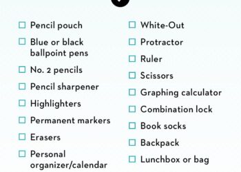 Back-to-School Shopping List for Local Schools