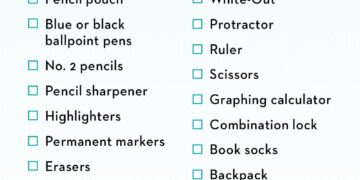 Back-to-School Shopping List for Local Schools