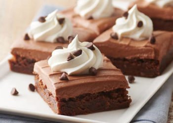 An array of sweet and creamy cakes with citrus flavors