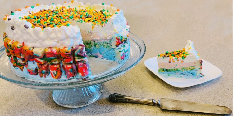 Walmart's Unicorn Ice Cream Cake Is A Cake Batter-Flavored, Rainbow Dream 1 Walmart’s Unicorn Ice Cream Cake Is A Cake Batter-Flavored, Rainbow Dream