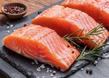 Tonight make salmon that flakes aside in buttery chunks