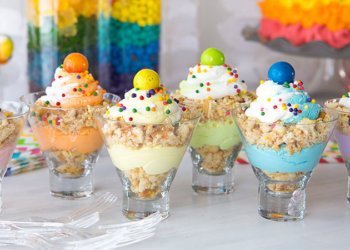Ramadan ice cream path he Rainbow dessert