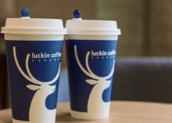 Luckin Coffee surges in Wall Street debut