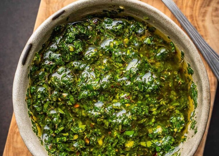 Refreshing Twist: Chimichurri with Mint Adds Flavor Punch