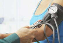 The chance of high blood pressure in adolescence
