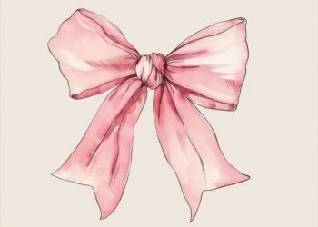 Pretty in Pink: The Charm of Bow Wallpaper