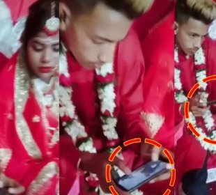 Viral TikTok Video Shows Groom Playing PUBG at His Own Wedding 9