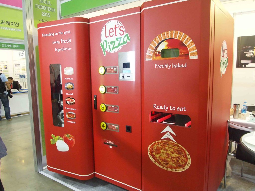 Zytronic contact tech updates pizza vending machines