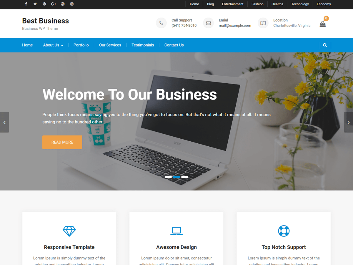 WordPress Templates Business Themes - Choose Well For Commercial Success Online 41