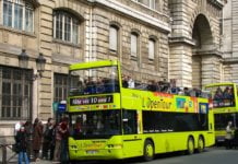 Open Tour Bus Tours in Paris for Seeing the Many Monuments and Tourist Attractions