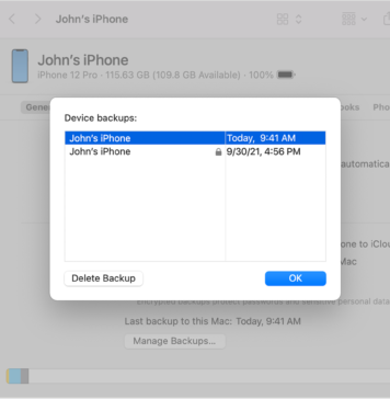 How to change iPhone backup location on Windows PC
