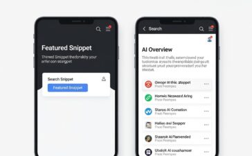 Comparing a single-source featured snippet with a multi-source AI Overview side-by-side. - how to rank in ai overviews