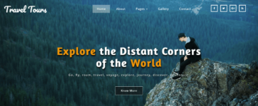 Adventure Travel Website Templates to Build an E-Commerce Website 11
