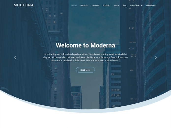 Moderna-bootstrap-website-template-md