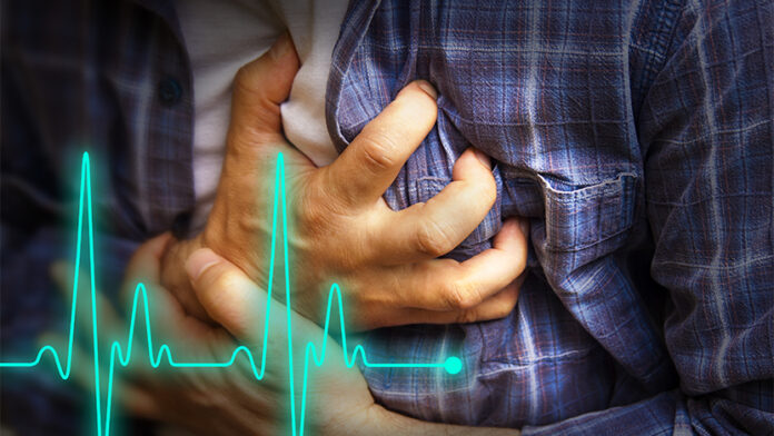 Men with chest pain - heart attack
