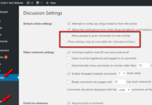 How to Disable Comments on WordPress Blog