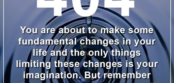 Discover the Meaning of 404 Angel Number 1