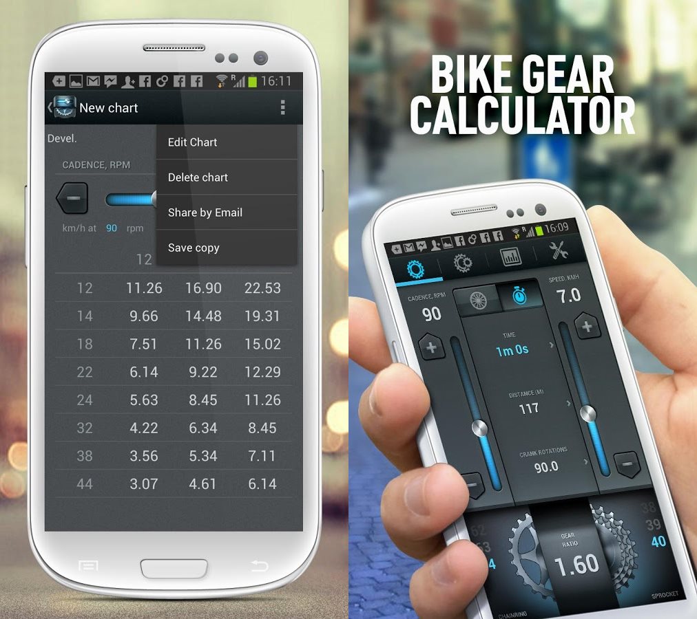 Cycling With Android Bike Gear Calculator and Win The Race