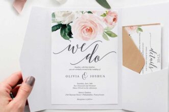 21 Unique Wedding Invitations That Will Stand Out 2