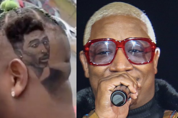 Yung Joc Gets 3D Tupac Shakur Hair Cut 10