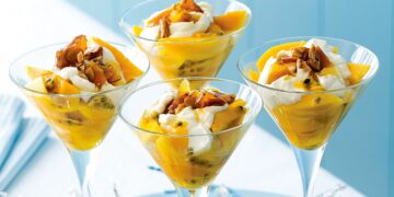 7 Best Mango Dessert Recipes and also you'd see sparkling mangoes thronging the fruit markets. 9
