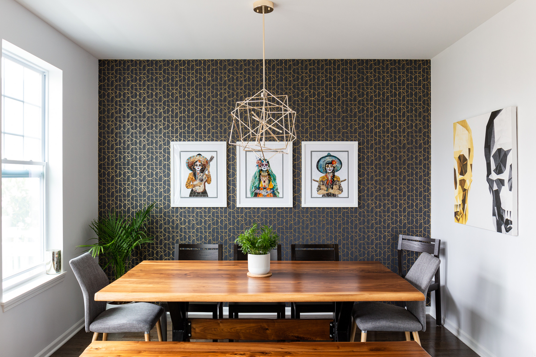 Elevate Your Dining Room with Stylish Wallpaper
