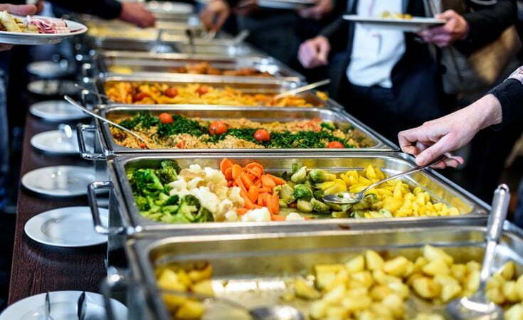 57 gadgets on the Milwaukee Golden Corral lunch buffet, ranked 6