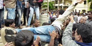 ABVP on a rampage in Kakatiya University at Warangal